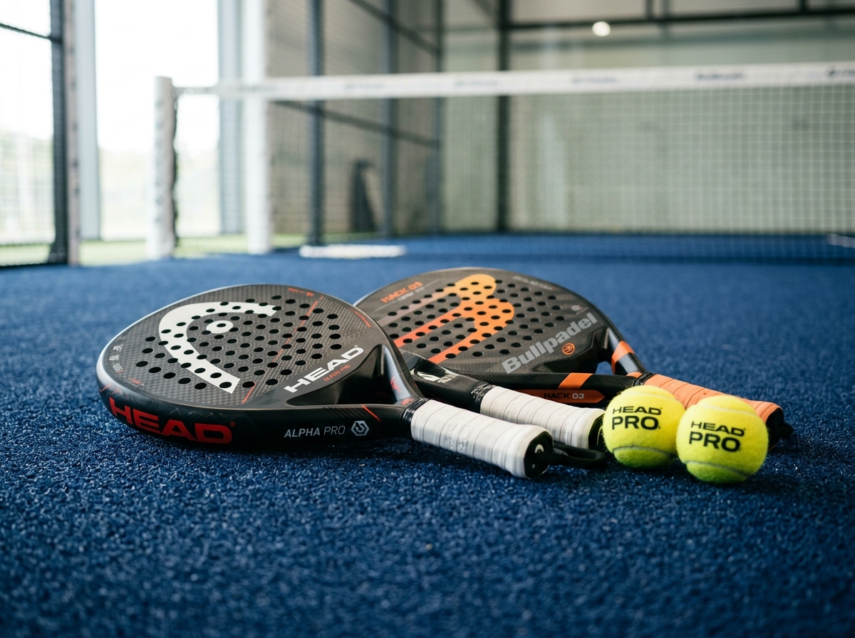 Palas y bolas de pádel oficiales en Padel Club La Perla
